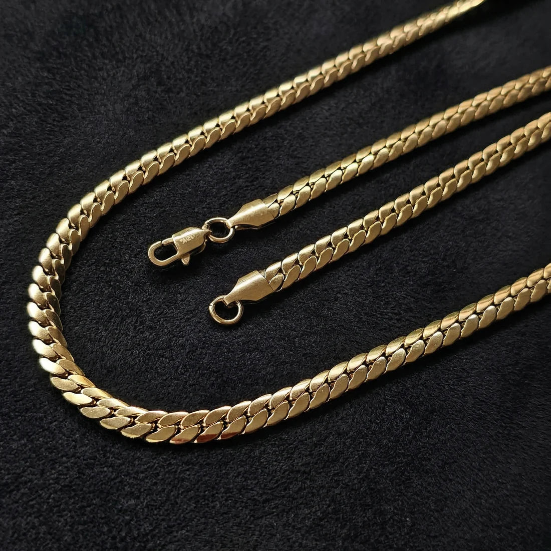 Cadena Serpiente - Oro laminado